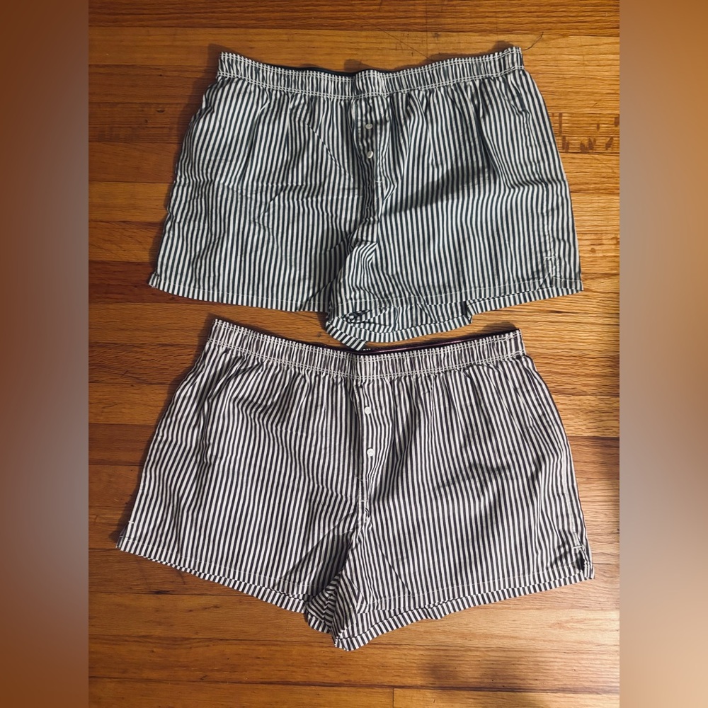 2 Pack Victorias Secret Cotton Elastic PJ Shorts Size M